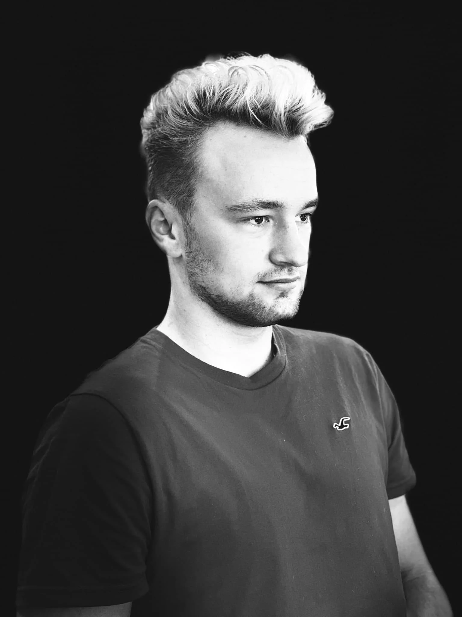 Coiffure contemporaine avec dégradé